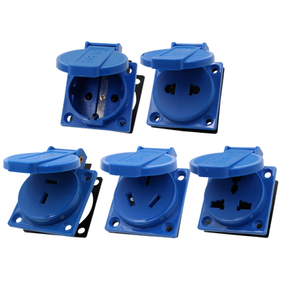 威浦欧式插头双用单相工业ip44