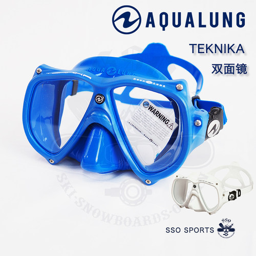 Teknika新款技潜纯蓝色潜水面镜
