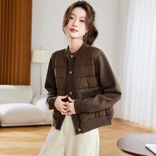 巨好看的深冬短款外套女2025新款秋冬高级感小个子时尚保暖厚棉服