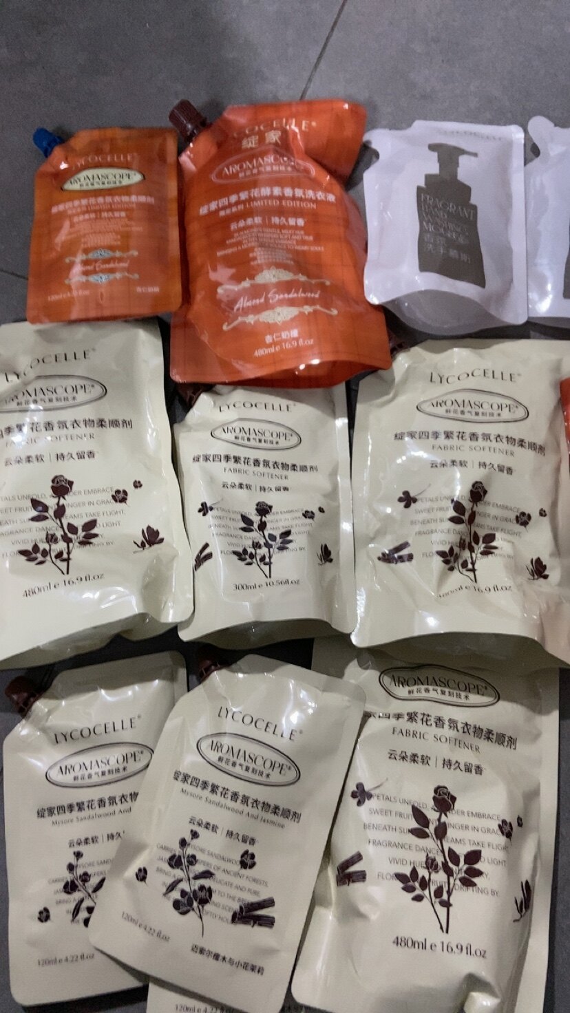 绽家洗衣液袋装柔顺剂袋装旅行装图片