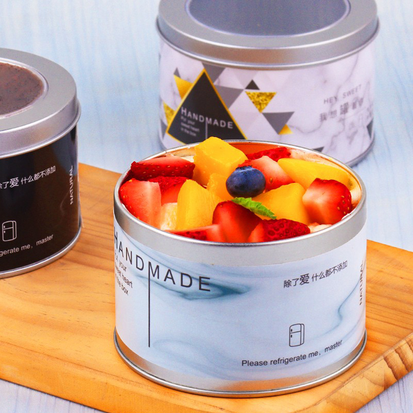 圆形马口铁盒正方形提拉米苏盒子罐子蛋糕食品级西点慕斯甜品包装,厨房/烹饪用具,点心包装盒/包装袋,淘宝优惠券,粉丝福利购,淘宝优惠卷