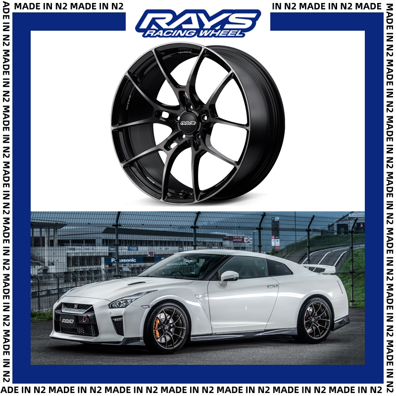 ■N2■RAYS/G025/日本進口/15/16/17/18/19寸改装轮圈鍛造轮毂