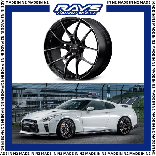 ■N2■RAYS/G025/日本進口/15/16/17/18/19寸改装轮圈鍛造轮毂