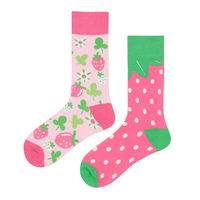 Asymmetrical socks for men and women, AB mid-calf socks, fruit cartoon animals, fun and colorful double socks, street trend sports thumbnail 6