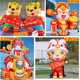 定制虎年充气卡通财神爷气模虎年新款 吉祥物卡通气模新年户外装 饰
