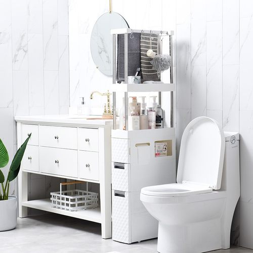 浴室落地收纳柜洗漱台夹缝置物架