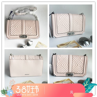 12美国代购 Rebecca Minkoff 瑞贝卡 明可夫 LOVE 链单肩斜挎女包