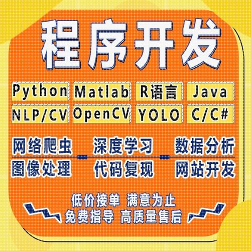 python代做编程matlab代码帮跑通深度学习机器R语言yolo算法复现