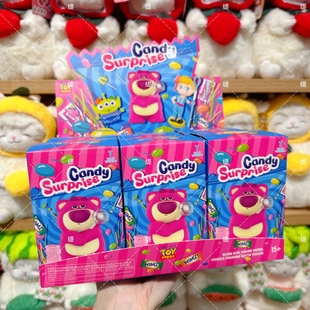 名创优品皮克斯惊喜糖果手办盲盒迪士尼玩具总动员巴斯草莓熊摆件