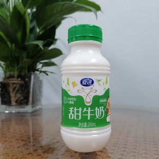 10瓶装 甜牛奶243mL 夏进正品 成人儿童学生早餐奶实惠散装 9月
