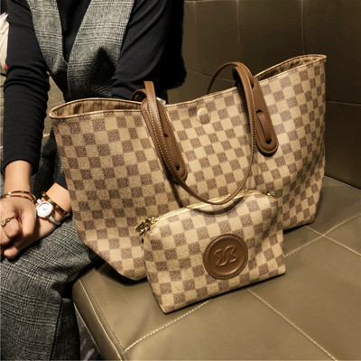 香港品牌真皮大容量托特包