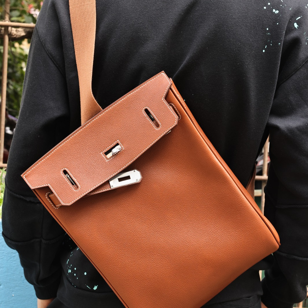 HacaDos大号背包，福宝马鞍皮