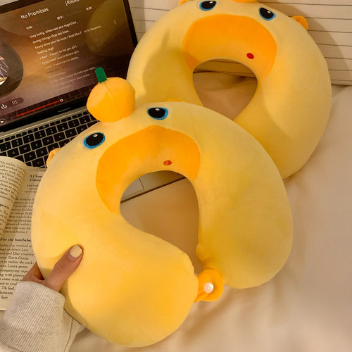 可爱水豚噜噜U型记忆棉护颈枕