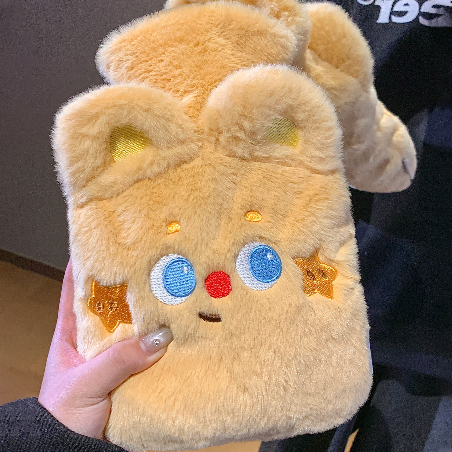 可爱黄油小熊注水热水袋加厚防爆