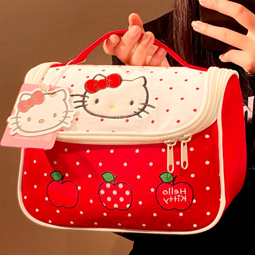 可爱hellokitty壁挂式化妆包女