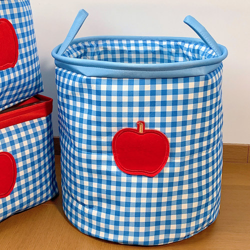 可爱苹果脏衣篓家用大容量收纳筐