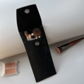 实物质感非常好便携刷包暗扣式 化妆刷收纳包收纳包眼影刷收纳包