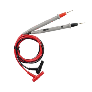 mestek万用表表笔不锈钢镀金可拆卸表笔防冻软硅胶表笔线通用针线