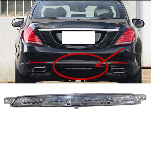 适用奔驰S级W222后杠灯S320刹车灯S400后雾灯S500高位S600刹车灯