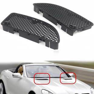 适用奔驰轿跑SLK200机盖SLK280格栅SLK300引擎盖SLK350通风网W171