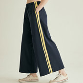 小个子裙裤 亲肤垂感八分裤 云朵绒宽松休闲裤 gymna复古运动阔腿裤