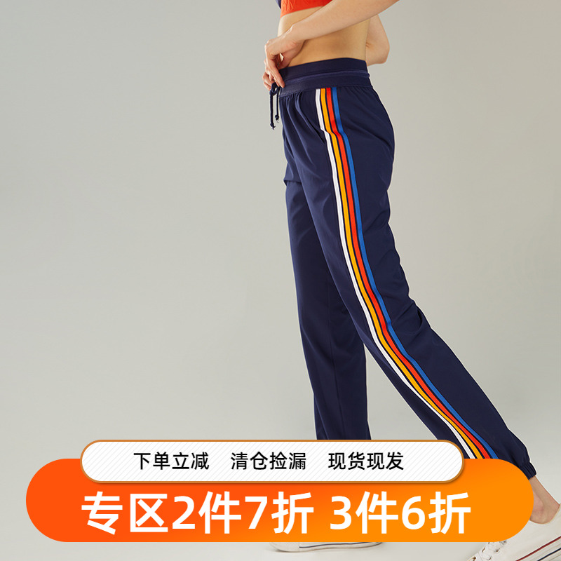 gymna学院风运动跑步9分卫裤