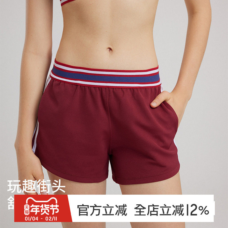 gymna复古运动短裤速干透气休闲高腰裤子美式宽松跑步训练裤新款,运动服/休闲服装,运动中长裤／短裤,淘宝优惠券,粉丝福利购,淘宝优惠卷