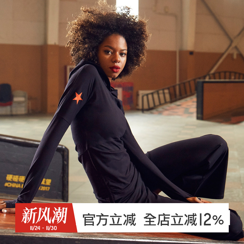 GYMNA罩衫运动速干瑜伽长袖