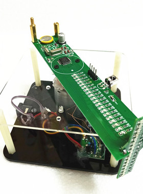 旋转LED套件 立体旋转显示屏 单片机POV时钟旋转LED显示套件 成品