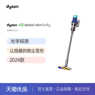 2024款 戴森 Slim V12 Fluffy轻量高端吸尘器 Detect DYSON