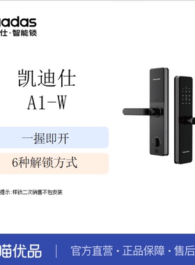 凯迪仕智能门锁 A1-W 一握即开,享受智能生活