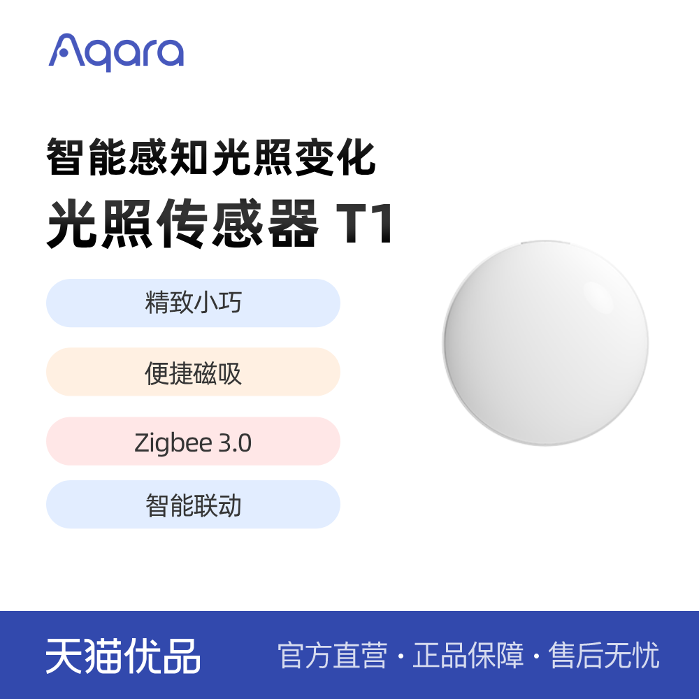 Aqara传感器检测光照度