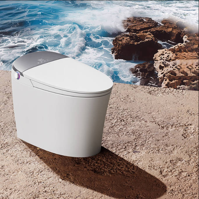 361恒洁卫浴全自动一体感应智控翻盖泡沫盾自动冲水智能马桶合集