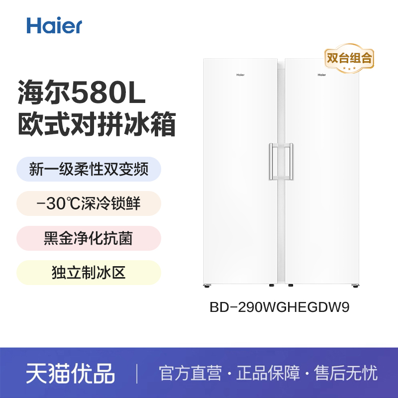 Haier/海尔290升立式冷柜