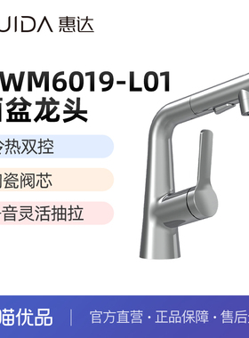 惠达（HUIDA）HWM6019-L01面盆龙头冷热双控多层电镀（不包安装）