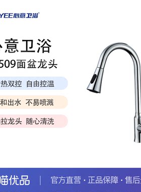 耐腐耐锈抽拉式龙头心意卫浴
