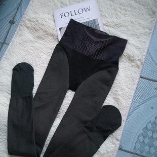 新款 水光黑丝透肤薄绒无痕光腿神器裙子高腰连袜踩脚 花仙子升级版