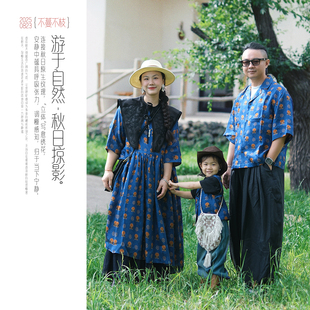 不蔓不枝【岁月缝花】桑蚕丝娃娃裙长裙宽松文艺亲子童装马甲秋季