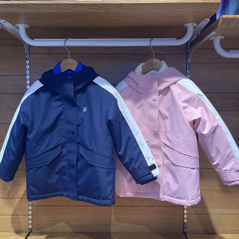 水孩儿厚男女童可拆卸羽绒服风衣