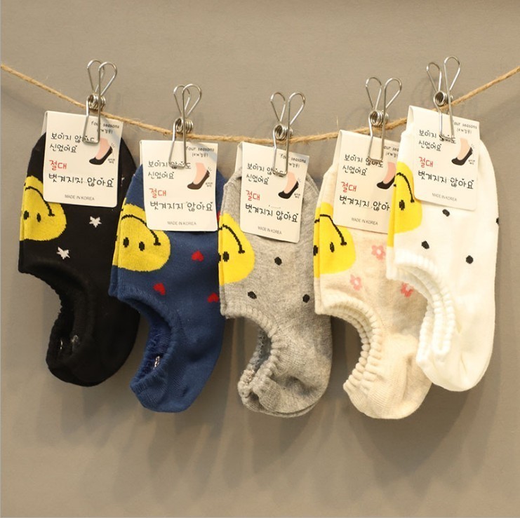 韩国女袜套船袜硅胶防滑不掉跟