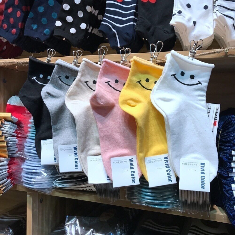 袜子女韩国进口卡通动漫棉袜子