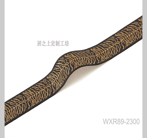 精品窗帘花带高端面料专用手工