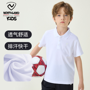 t恤夏季 短袖 k姐推荐 男童中大童班服上衣 诺诗兰儿童速干Polo衫