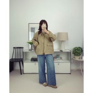 自线鸬鹚东京私服日本联名bar风格灯芯绒翻领工装夹克24新款鸬鹚