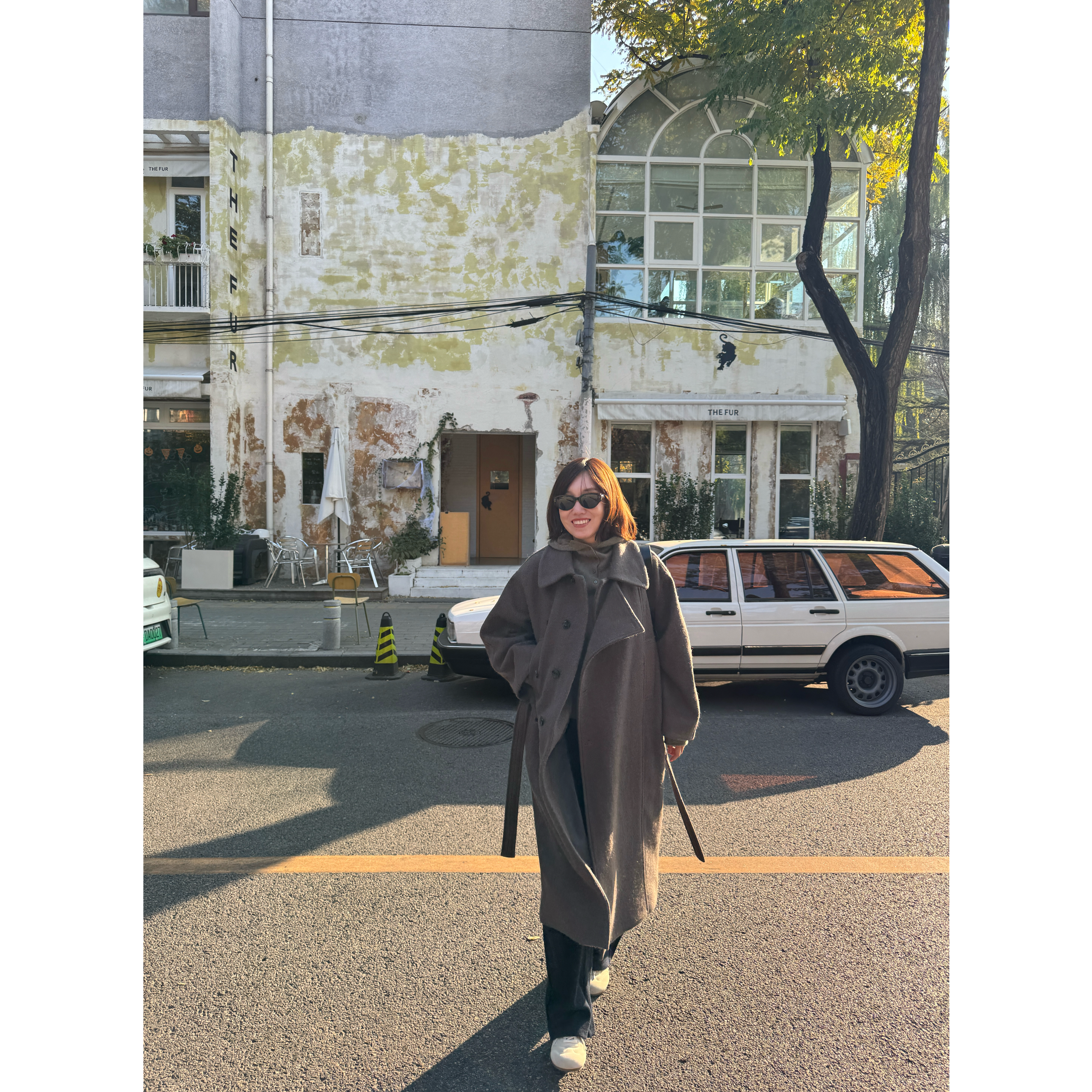 Le*maire羊驼毛双排扣浴袍款羊毛大衣外套 25秋冬新款【鸬鹚】