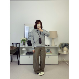 拉夫两粒扣polo领翻领卫衣上衣26春夏新款 鸬鹚