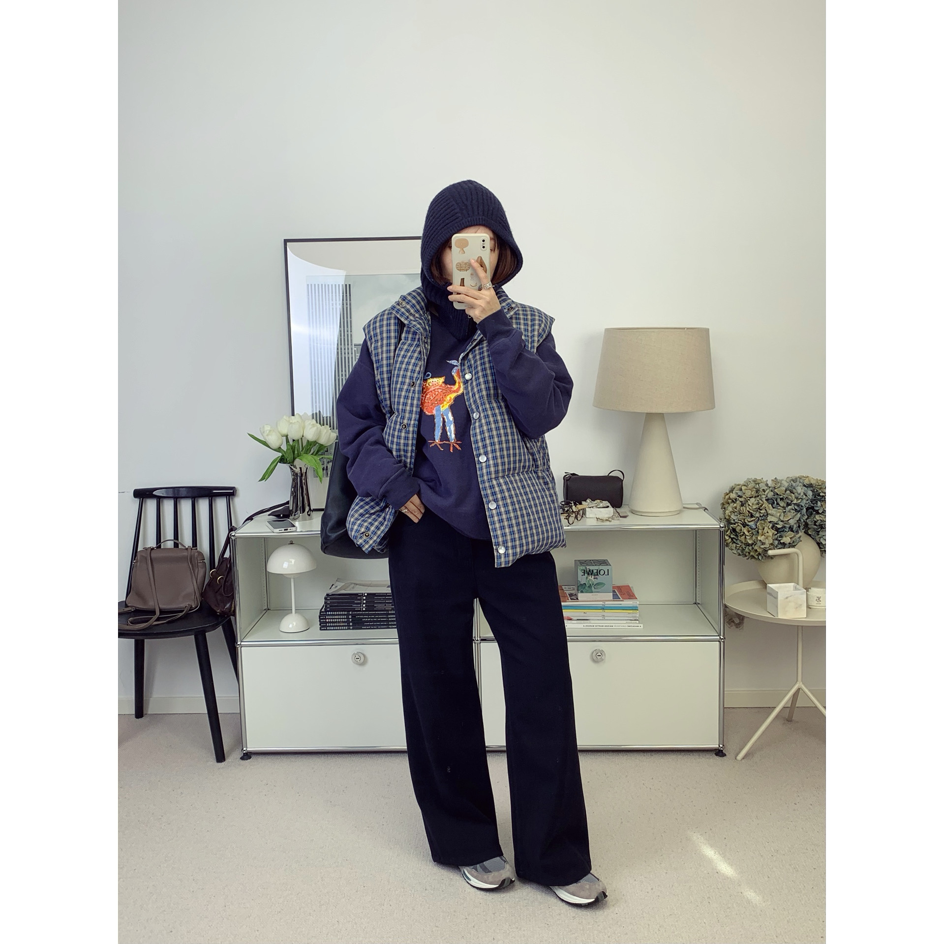 保暖神裤新色！深藏青！BC加绒加厚弹力直筒宽松显瘦牛仔裤秋冬