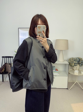 小众YP简约风立领90白鸭绒轻盈保暖羽绒马甲 25秋冬新款【鸬鹚】