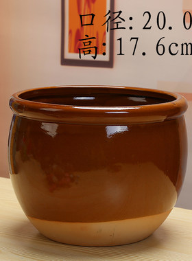 家用腌菜坛子腌菜缸粗陶老式小缸