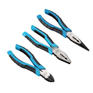 上匠多功能尖嘴钳6寸钢丝钳专用工具剥线斜口老虎钳子钓鱼钳